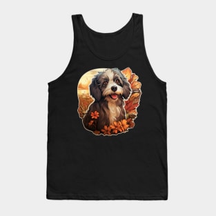 Havanese Dog Flower Tank Top